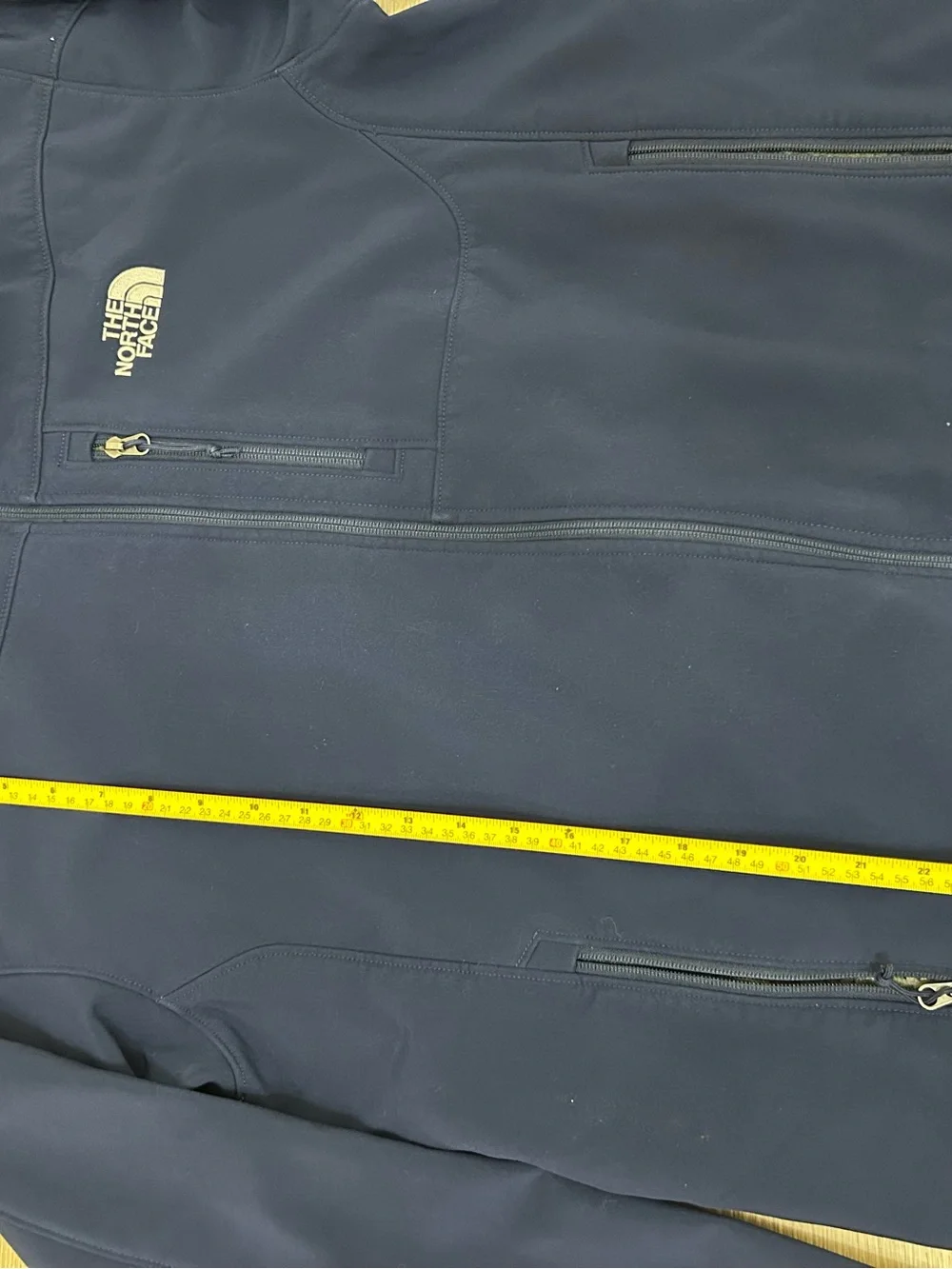 The North Face Mens Apex Bionic Softshell Jacket Navy Blue Large AL5C Windproof